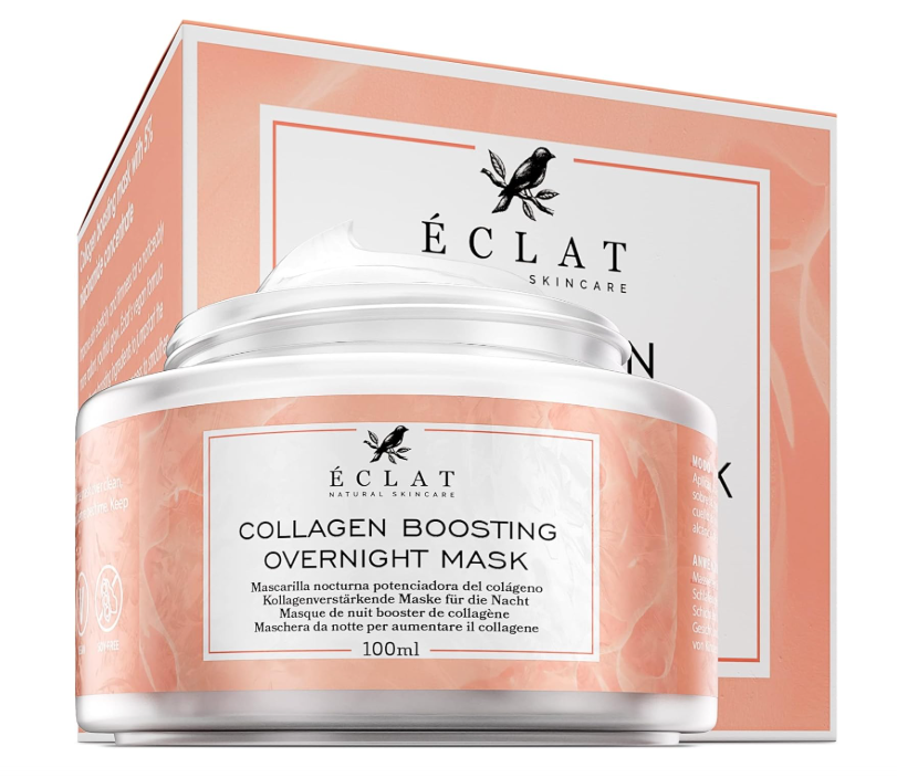 Crème de nuit pour le visage au collagène pour femme, hydratant pour le visage avec extrait de Gotu Kola et vitamine C, crème de nuit pour hydrater la peau, réduire les rides et ridules, 100 ml