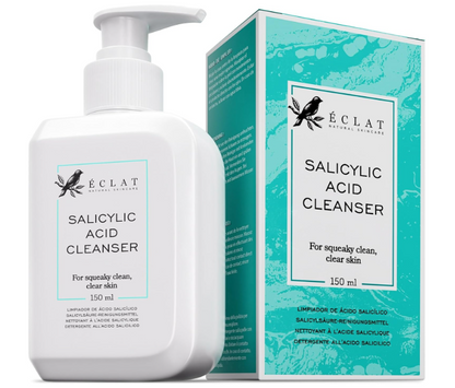 Nettoyant visage à l'acide salicylique - Acide salicylique + Niacinamide, Vitamine E et Thé vert, Nettoyant visage anti-acné pour femmes et hommes, Nettoyant visage pour un nettoyage en profondeur et un teint éclatant, Convient à tous les types de peau