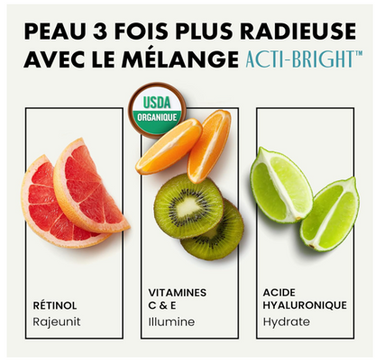 Crème à l'acide hyaluronique biologique - 3X PLUS EFFICACE avec 2% d'AH - Crème hydratante anti-âge + Rétinol Hydrate et raffermit jour et nuit - VEGAN/DÉVELOPPÉ PAR UN DERMATOLOGUE