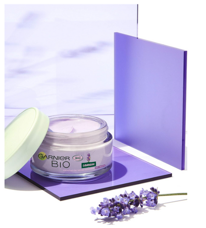 Garnier Bio - Crème de Nuit - Soin Anti-âge - Huile Essentielle de Lavandin Bio - Tous Types de Peaux, Même Sensibles - 50 mL